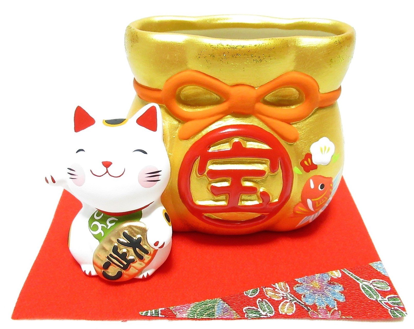 Amazon.co.jp: 招き猫宝くじ入れ 018-0226 : Home & Kitchen